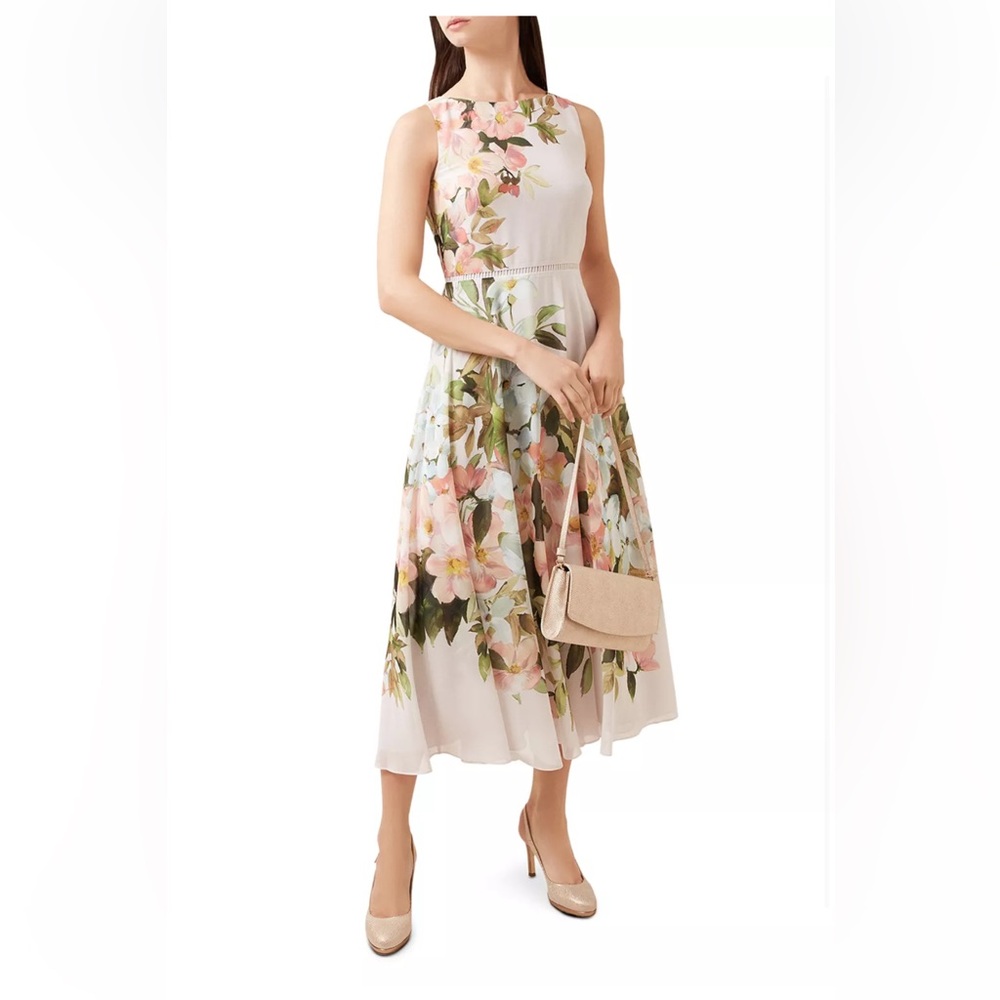 Tahari Floral Midi Dress